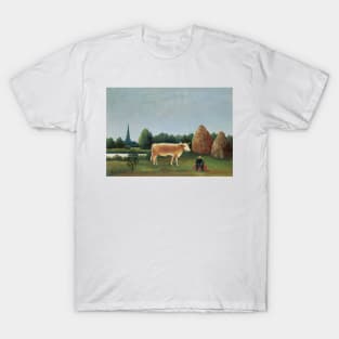 Scene in Bagneux on the Outskirts of Paris by Henri Rousseau T-Shirt